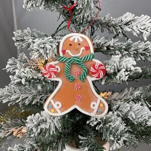 Christmas Ornament-Candy Gingerbread Man Ornament -The Bridge Collection-